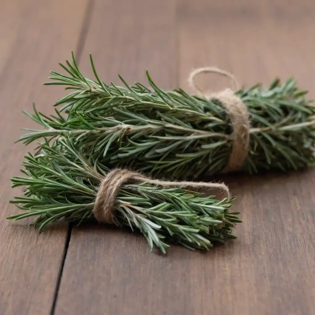 dried rosemary bundles