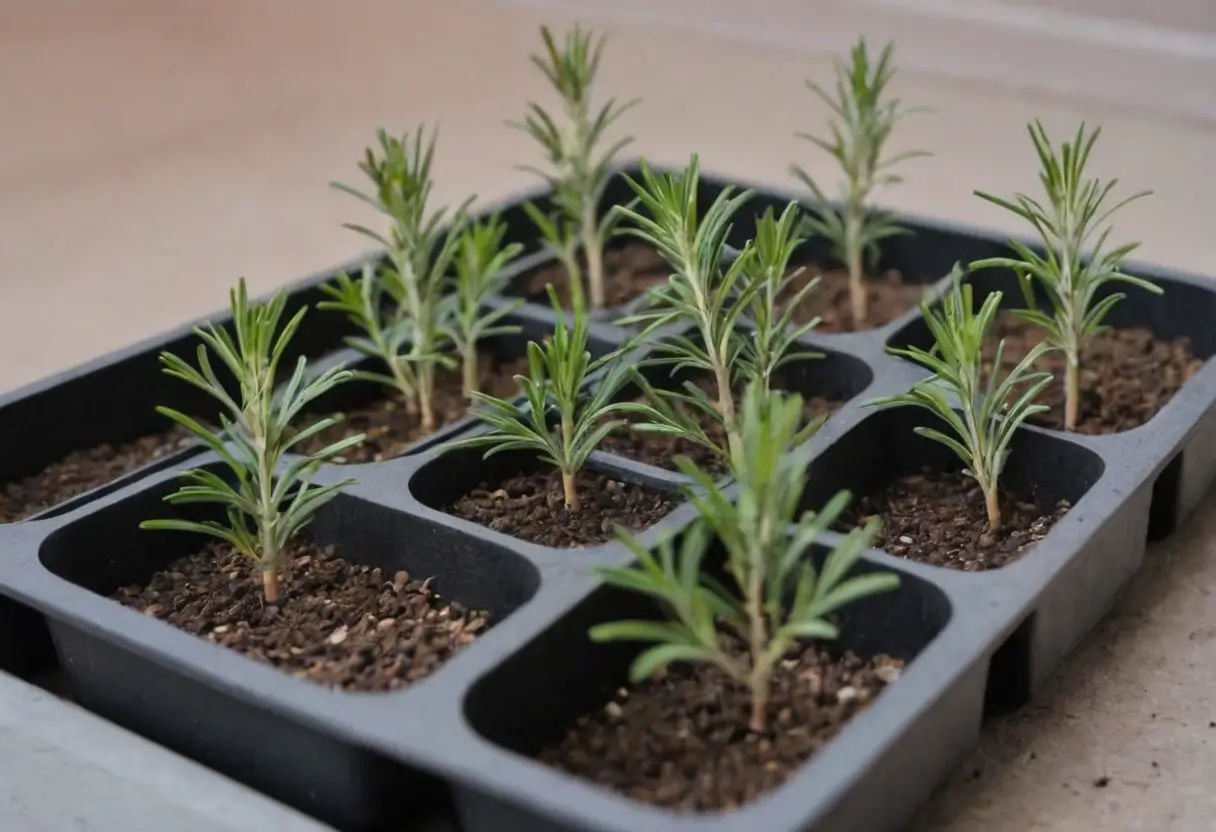 rosemary seedlings