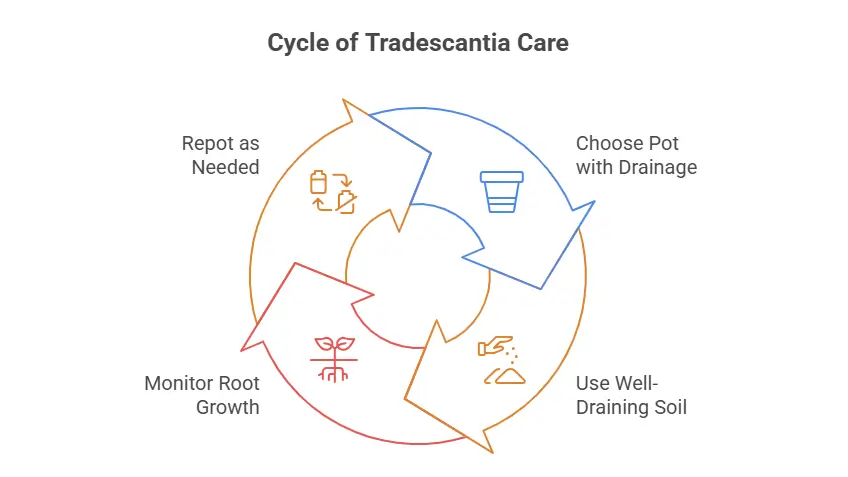 Cycle of Tradescantia Care