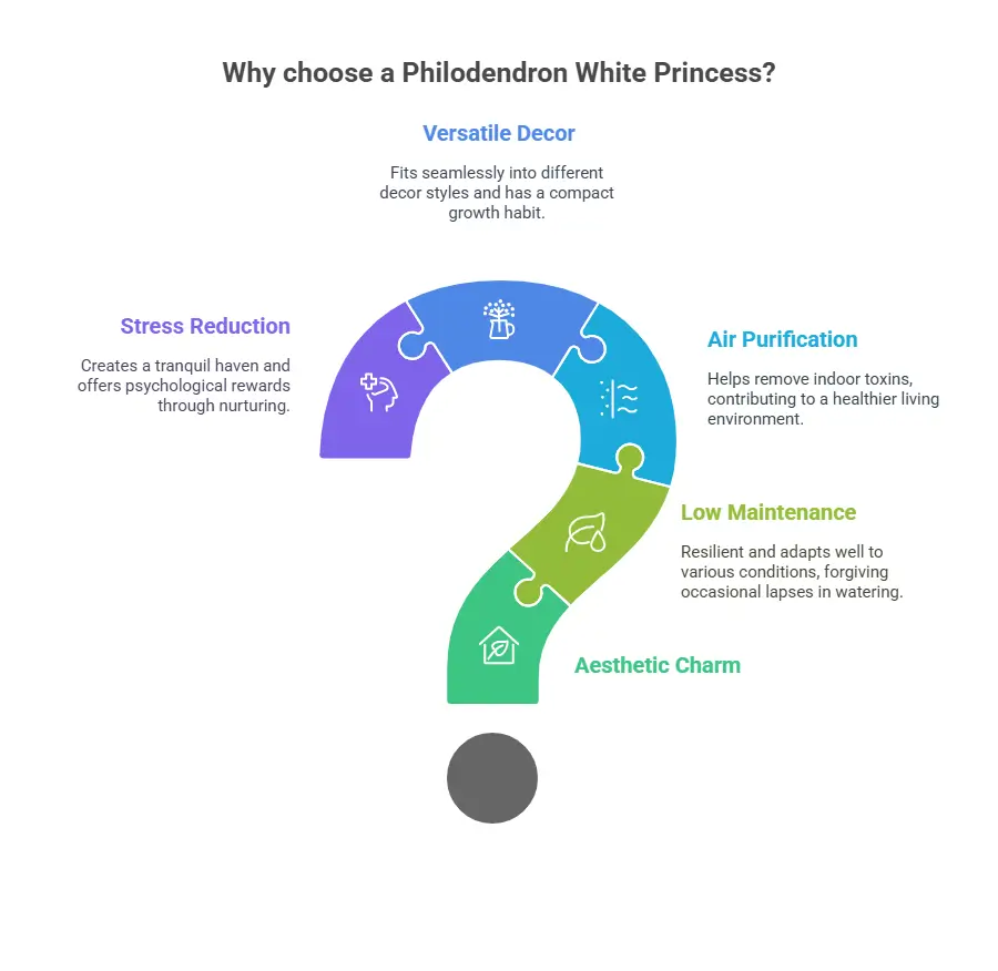 Why choose a Philodendron White Princess