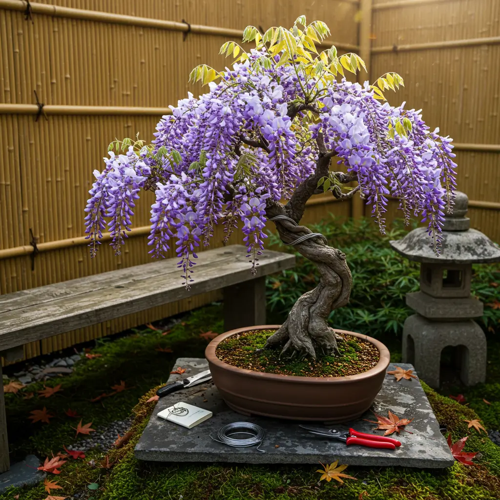 Wisteria Floribunda Bonsai - How to Style in 3 Easy Steps